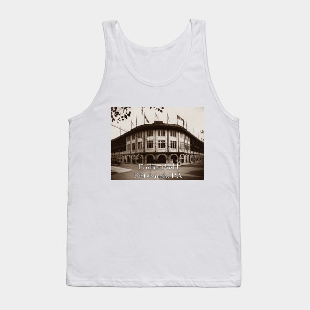 Forbes Field - Historic Pittsburgh Ballpark Vintage Photo Tank Top by Naves